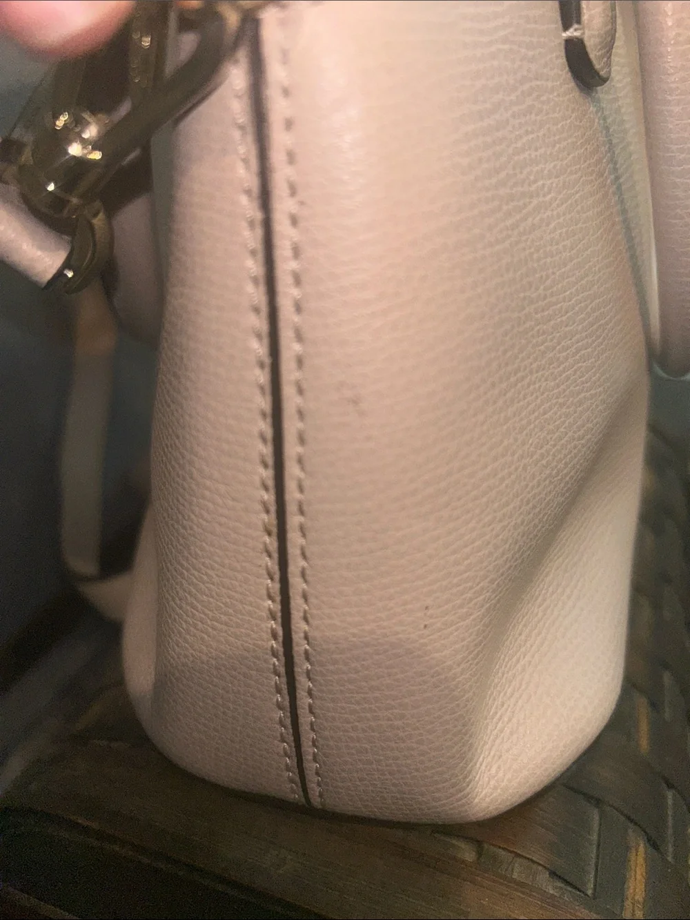 kate spade Cream Dome Satchel with Top Handles & Strap ♠️